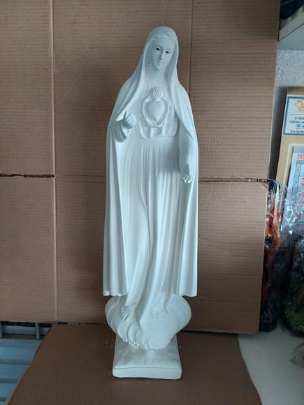 Nossa Senhora de Fátima Imagem N Sra Fatima c/ Olho de Vidro