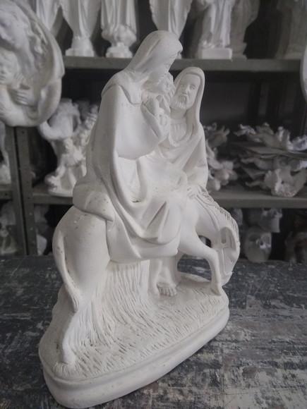 Nossa Senhora Desterro Imagem N Sra Desterro em Gesso Cru