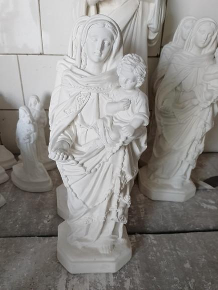 Nossa Senhora do Rosário Imagem N Sra Rosario Barroca 40cm