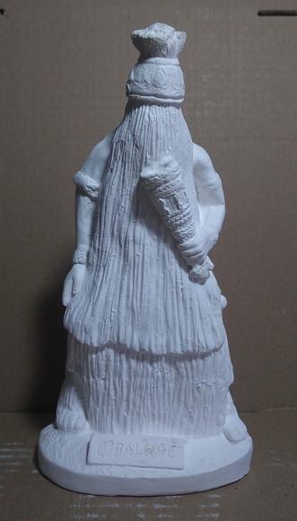 Obaluaê Orixá do Candomblé Imagem Omulu Orixas Gesso Cru