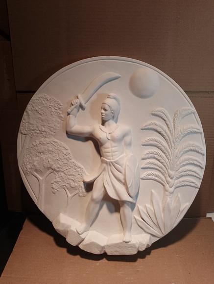 Ogum Orixá Imagem Mandala Placa Parede Ogum Orixa Candomblé