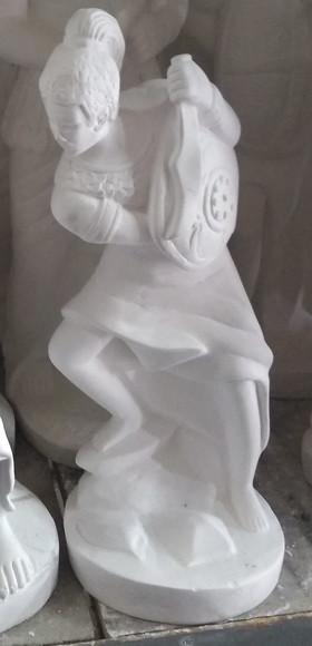 Ogum Orixá Imagem Ogum Orixá Africano Candomblé em Gesso Cru
