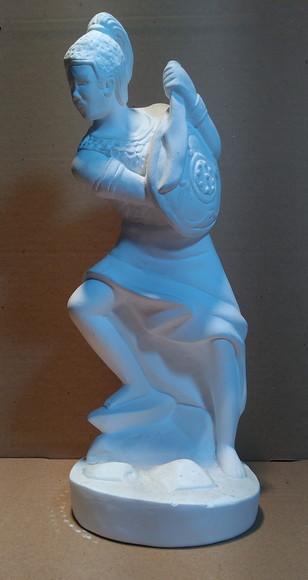 Ogum Orixá Imagem Ogum Orixá Africano Candomblé em Gesso Cru