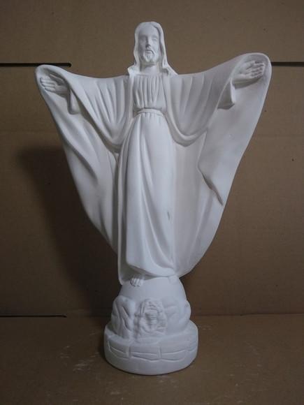 Oxalá Imagem Oxala Escultura Cristo Redentor Braços Aberto