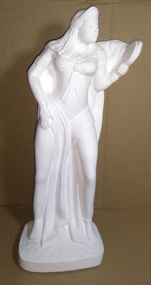 Oxum Orixá do Candomblé Imagem em Gesso Puro