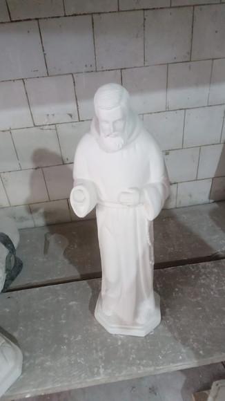 Padre Pio Imagem Santo São Pio Grande 50cm