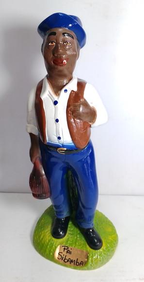 Pai Sibamba Imagem Mestre Si Bamba Escultura Baiano Mestre