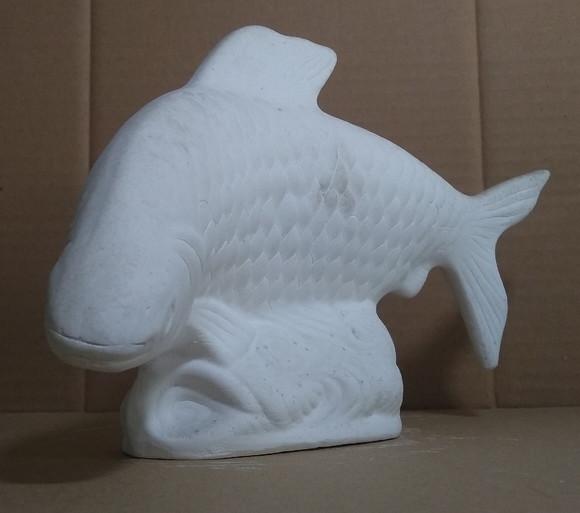 Peixe Piau em Gesso Cru Imagem Peixe.