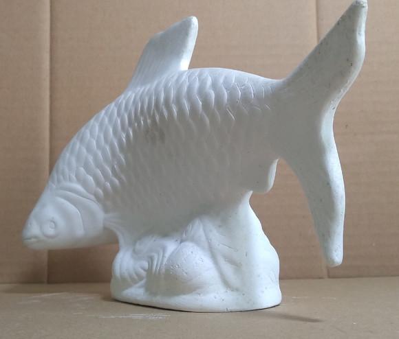 Peixe Piau em Gesso Cru Imagem Peixe.