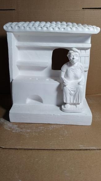 Preta Velha na Cozinha Imagem Casinha de Preta Velha Gesso