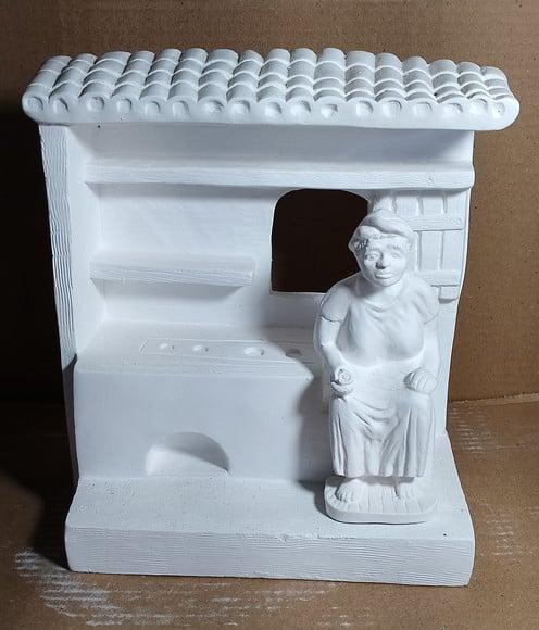 Preta Velha na Cozinha Imagem Casinha de Preta Velha Gesso