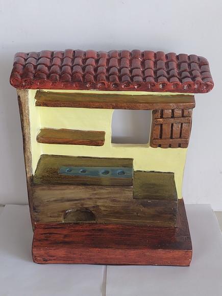 Preto Velho na Casinha Imagem de Preto Velho Dentro Cozinha