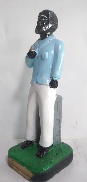 Preto Velho Pai Malaquias Escultura Pai Malaquias 22c