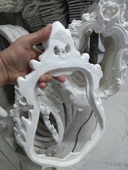 Quadro De parede Grande em gesso cru p/ pintar