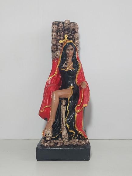 Rosa Caveira no Trono Imagem Pomba Gira Rosa Caveira Sentada