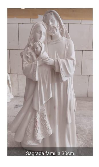 Sagrada Família Imagem Sagrada Família Escultura Gesso