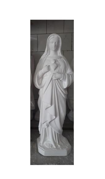 Sagrado Coração de Maria + Coração de Jesus 2 Esculturas