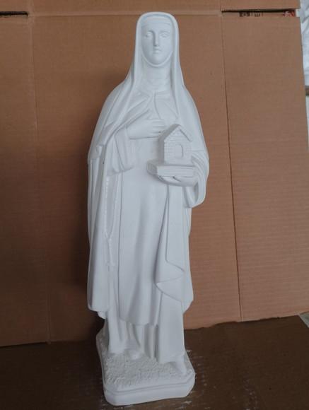 Santa Efigênia Imagem Santa Efigenia em Gesso Cru