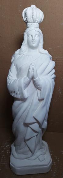 Santa Sara Imagem Santa Sara de Kali Escultura em Gesso Cru