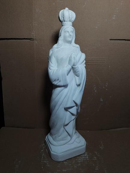 Santa Sara Imagem Santa Sara de Kali Escultura em Gesso Cru