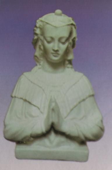 Santa Sara Imagem Santa Sara Kali em Busto no Gesso Cru