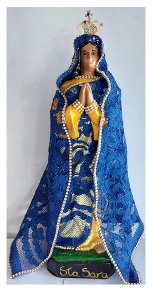Santa Sara Kali Imagem Santa Sara Especial Rendas e Pedraria