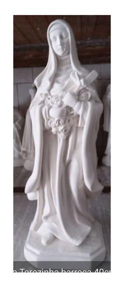 Santa Terezinha Imagem Santa Teresinha Barroca Escultura 40c