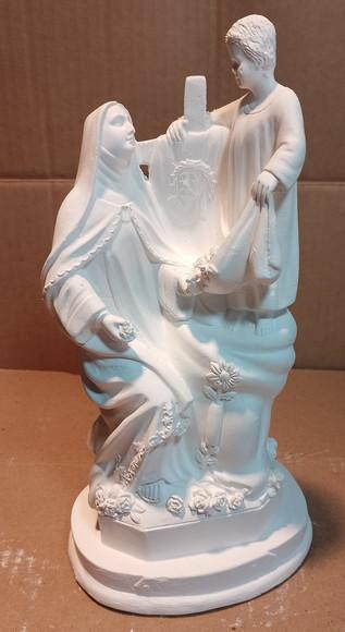 Santa Terezinha Sagrada Face Imagem Santa Terezinha Gesso