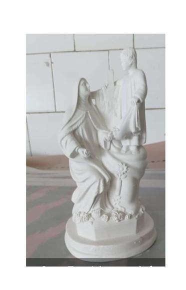 Santa Terezinha Sagrada Face Imagem Santa Terezinha Gesso