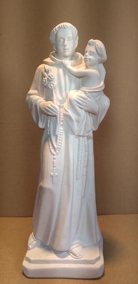 Santo Antônio Imagem Santo Antonio em Gesso Cru
