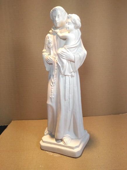 Santo Antônio Imagem Santo Antonio em Gesso Cru