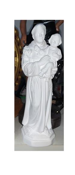 Santo Antonio Imagem Santo Antônio em Gesso Cru