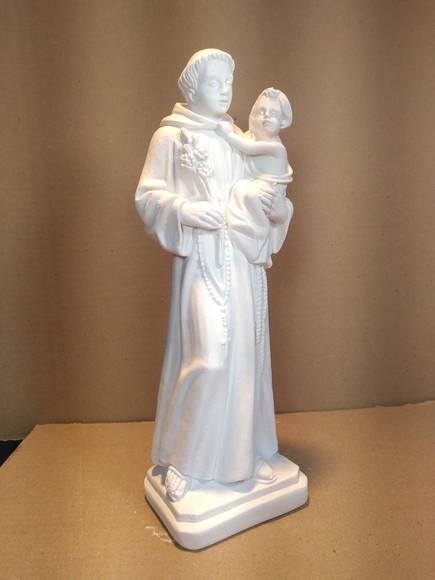 Santo Antônio Imagem Santo Antonio em Gesso Cru