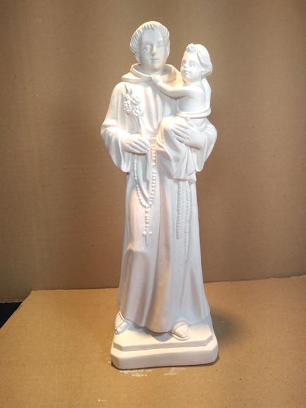 Santo Antônio Imagem Santo Antonio em Gesso Cru