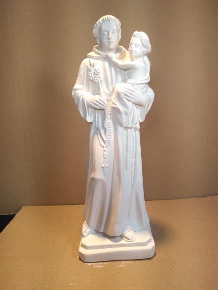 Santo Antônio Imagem Santo Antonio em Gesso Cru