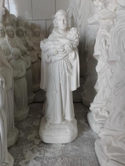 São Benedito Imagem Santo São Benedito 20cm