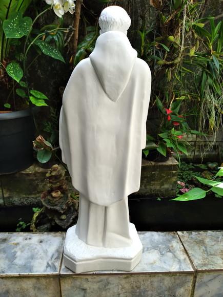 São Benedito Imagem São Benedito Escultura Grande Santo 60cm