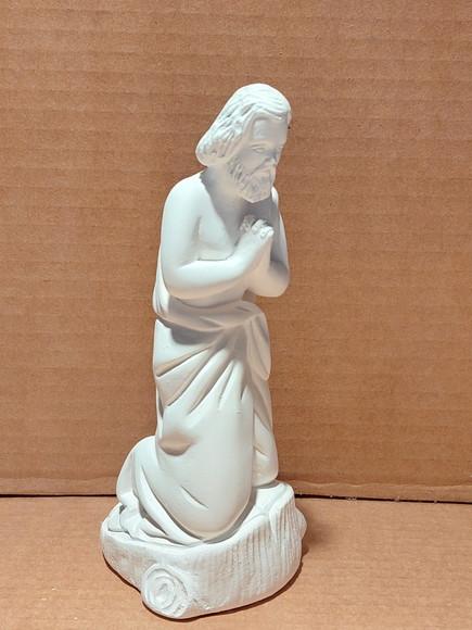 São Cipriano Imagem Santo São Cipriano em Gesso Cru