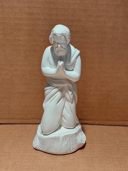 São Cipriano Imagem Santo São Cipriano em Gesso Cru