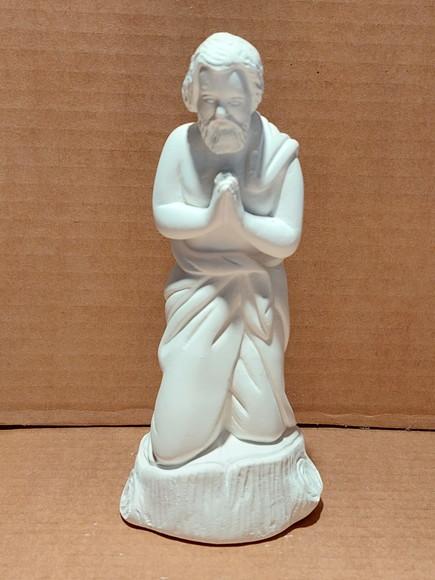 São Cipriano Imagem Santo São Cipriano em Gesso Cru