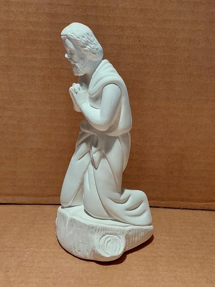 São Cipriano Imagem Santo São Cipriano em Gesso Cru