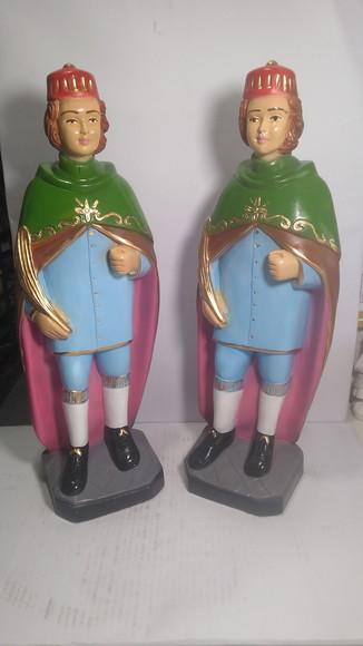 São Cosme e São Damião Imagem Grandes 2 Escultura Separada