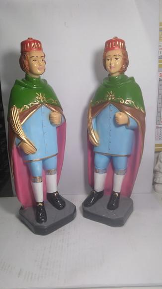 São Cosme e São Damião Imagem Grandes 2 Escultura Separada