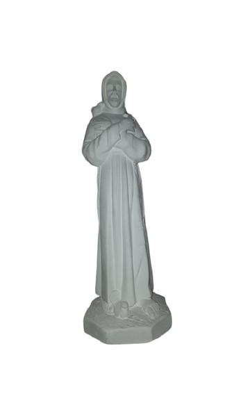São Francisco Imagem São Francisco com 80cm de Altura Gesso