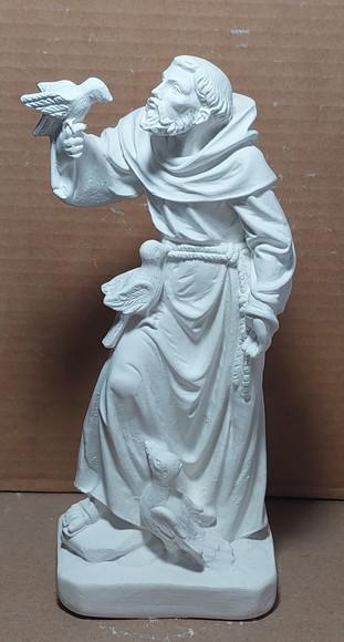 São Francisco Imagem São Francisco com Pássaro na Mão