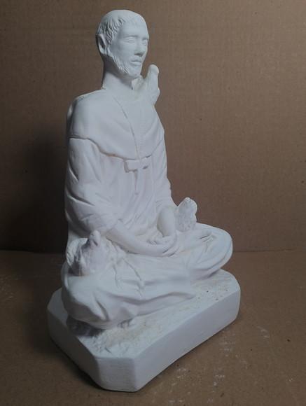 São Francisco Meditando Imagem São Francisco com Animais