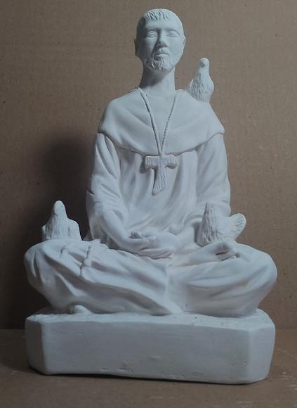 São Francisco Meditando Imagem São Francisco com Animais