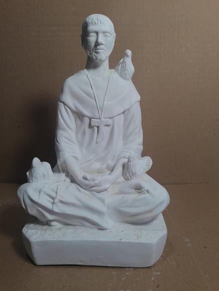 São Francisco Meditando Imagem São Francisco com Animais