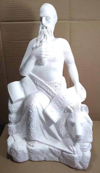 São Geronimo Imagem Xangô da Umbanda Santo Jeronimo Gesso