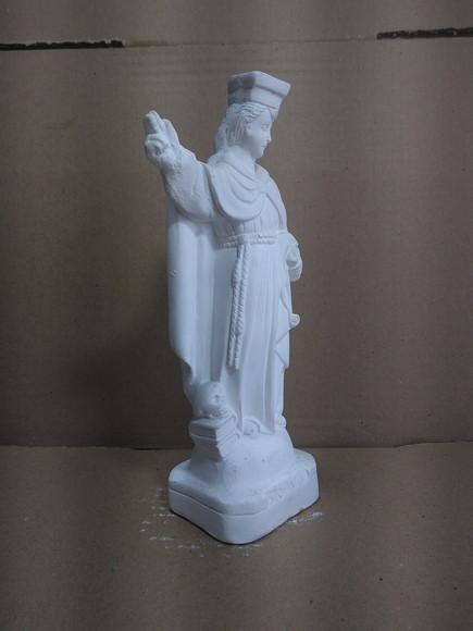 São Ivo Imagem Santo São Ivo em Gesso Cru
